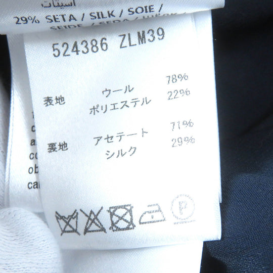 GUCCI Long skirt 524386 Outer: 78% wool, Outer: 22% polyester, Lining: 71% acetate, Lining: 29% silk Red Navy Grey Gold Women 40 Used Authentic