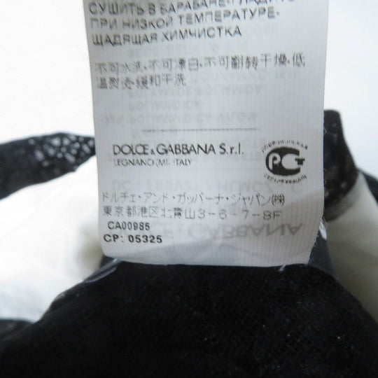 DOLCE&GABBANA one piece polyester Black White 38