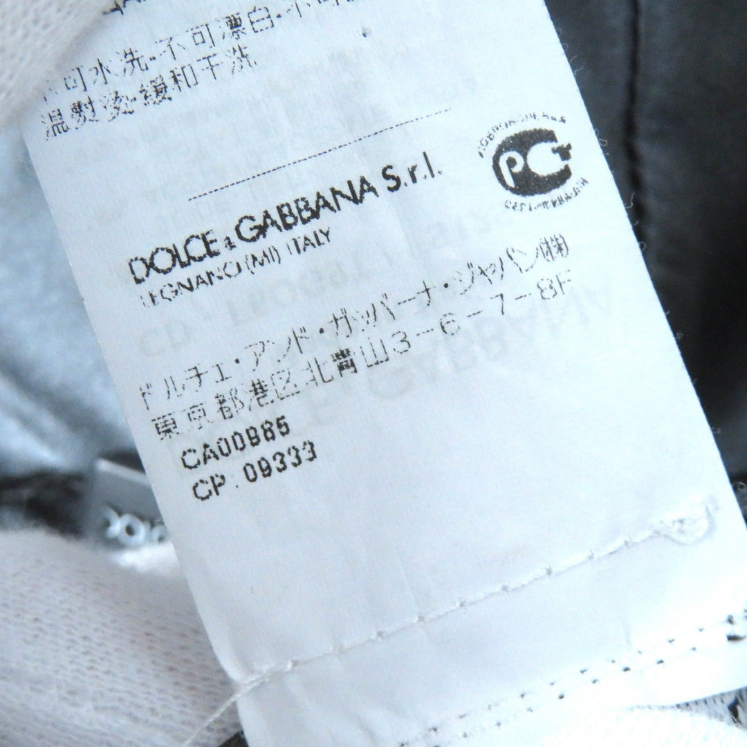 DOLCE&GABBANA one piece Outer: 60% silk, Outer: 18% acetate, Outer: 14% nylon, Outer: 8% polyester, Lining: 96% silk Gray type Light beige type Women 38 Used Authentic