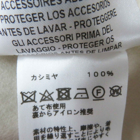 HERMES coat 3E0221DA Outer material: 100% cashmere off white Women 40 Used Authentic