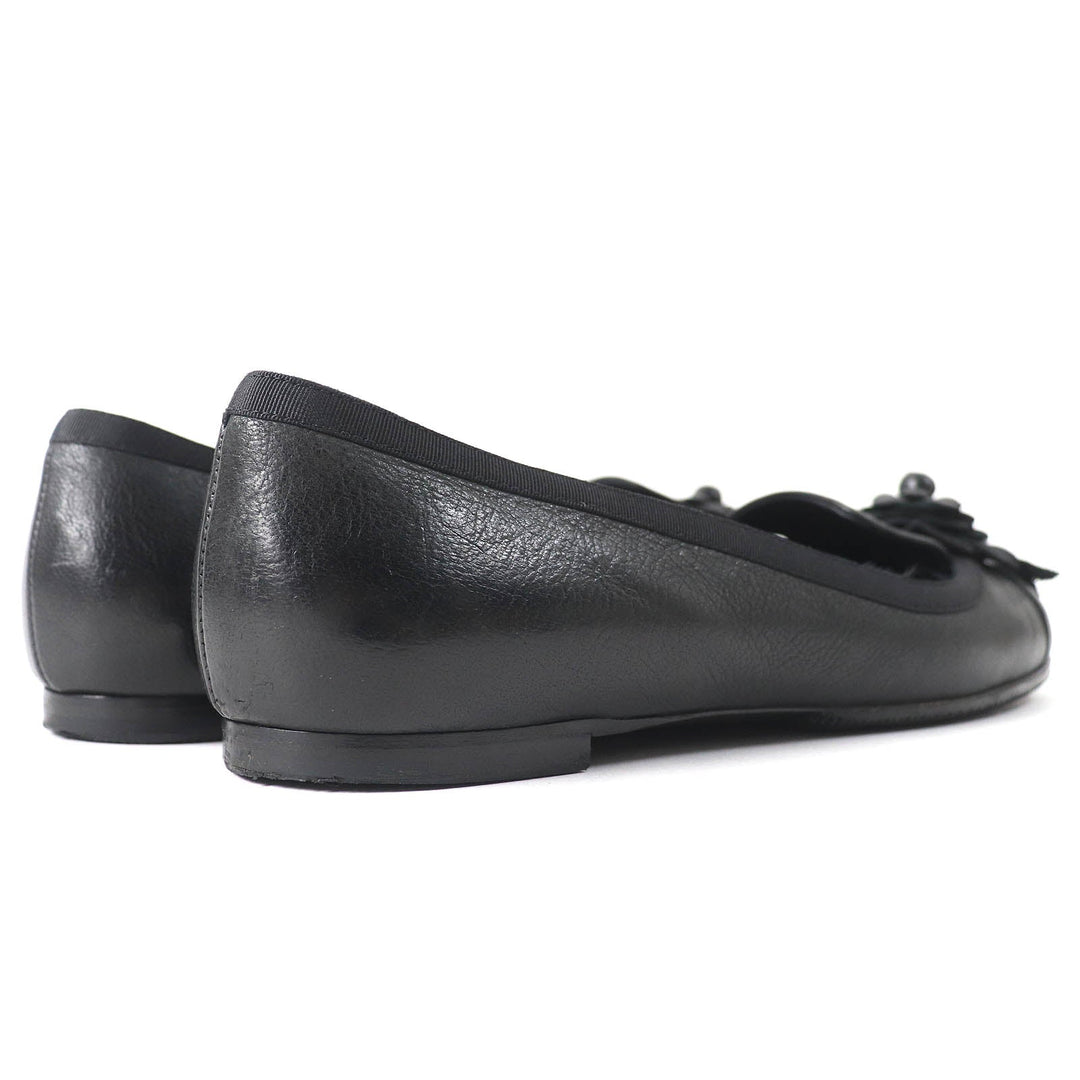 CHANEL pumps G29416 Main: Leather black Women 36 Used Authentic