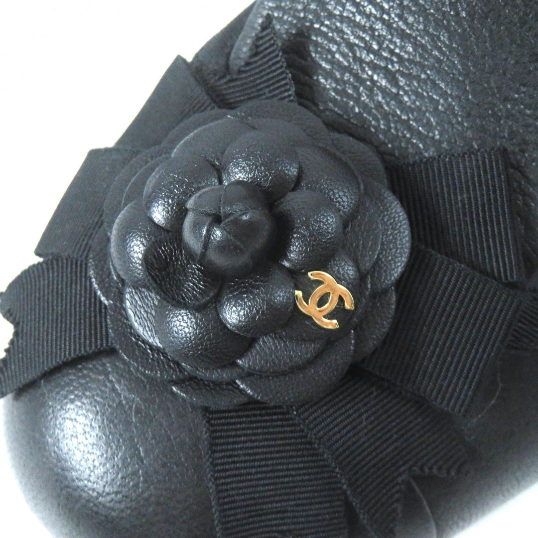CHANEL pumps G29416 Main: Leather black Women 36 Used Authentic