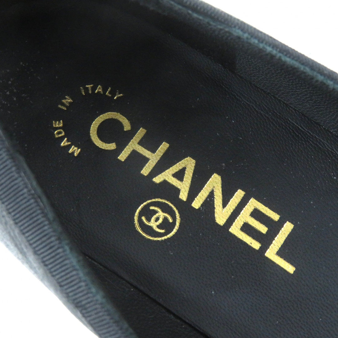 CHANEL pumps G29416 Main: Leather black Women 36 Used Authentic
