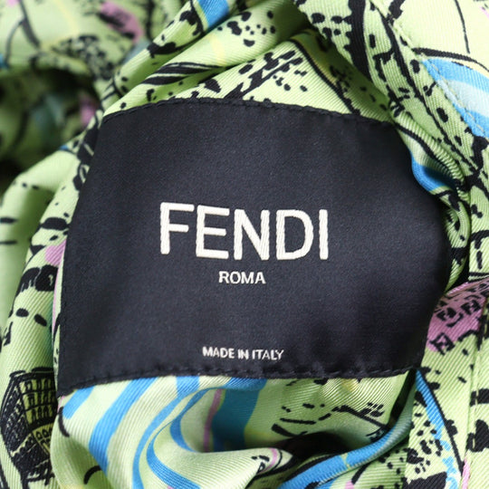 FENDI Blouson FW0554 AIAA Outer: 100% silk, Lining: 100% silk Multicolor All-over Pattern mens 46 Used Authentic