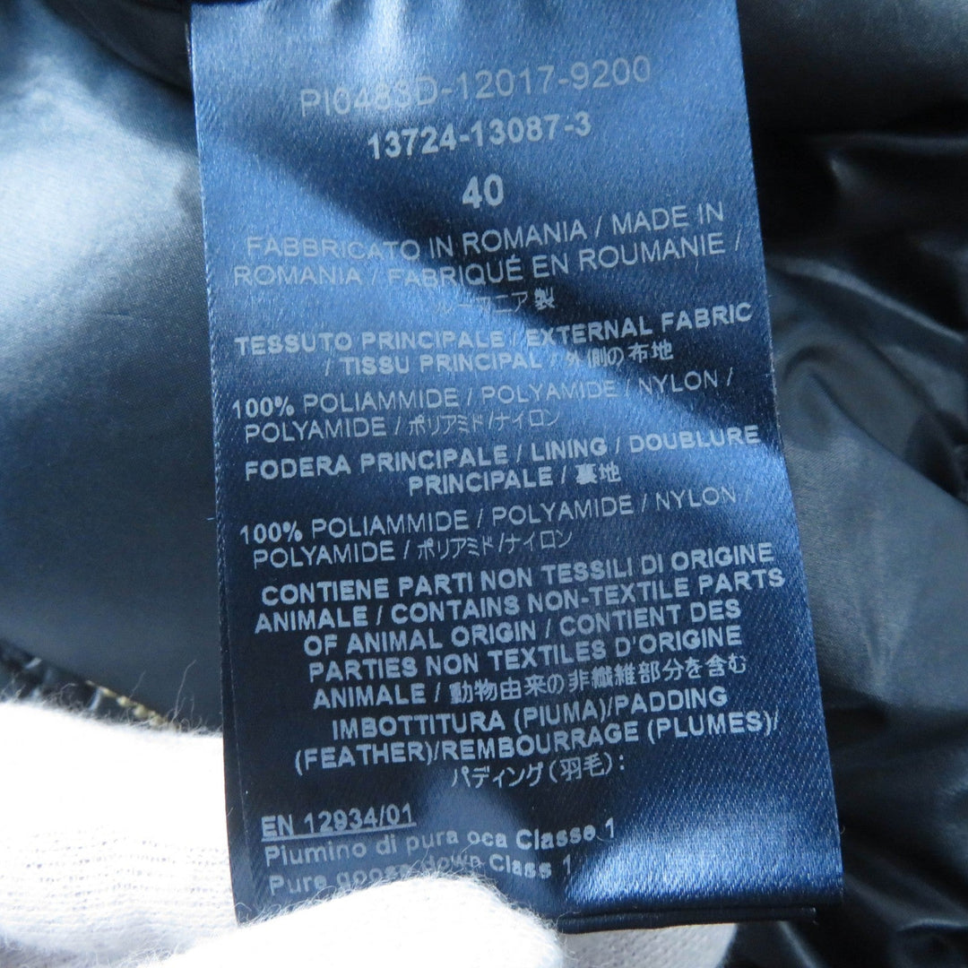 Herno Down vest PI0483D Main: 100% nylon, Lining: 100% nylon, Filling: 90% down, Filling: 10% feather Dark navy Women 40 Used Authentic
