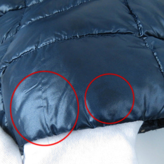 Herno Down vest PI0483D Main: 100% nylon, Lining: 100% nylon, Filling: 90% down, Filling: 10% feather Dark navy Women 40 Used Authentic