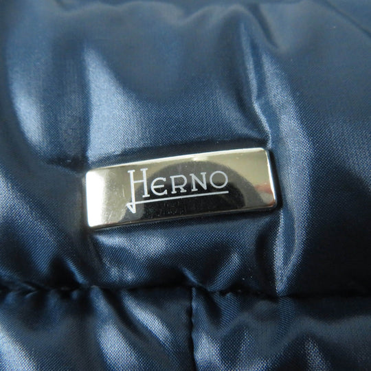 Herno Down vest PI0483D Main: 100% nylon, Lining: 100% nylon, Filling: 90% down, Filling: 10% feather Dark navy Women 40 Used Authentic