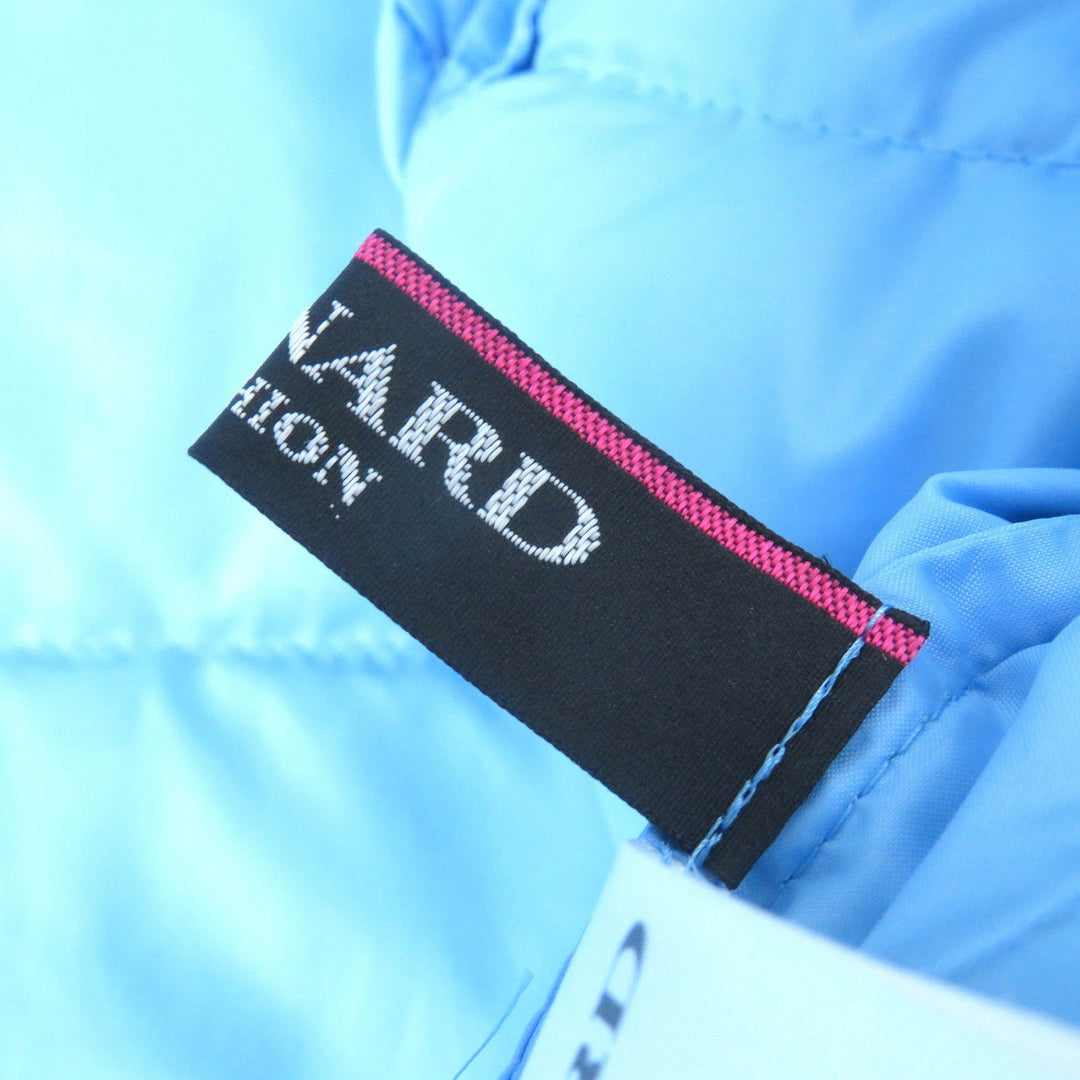 LEONARD FASHION Down jacket Outer: 100% polyester, Lining: 100% polyester, Filling: 80% down, Filling: 20% feather Light blue Women 42 Used Authentic