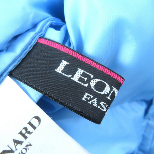 LEONARD FASHION Down jacket Outer: 100% polyester, Lining: 100% polyester, Filling: 80% down, Filling: 20% feather Light blue Women 42 Used Authentic