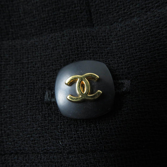 CHANEL one piece 96A P08207V04917 Main: 100% wool, Lining: 95% silk, Lining: 5% spandex black Women 36 Used Authentic