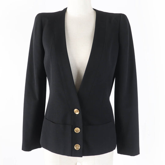 CHANEL Jacket 01P P17504V09938 Main: 100% wool, Lining: 100% silk black Women 36 Used Authentic