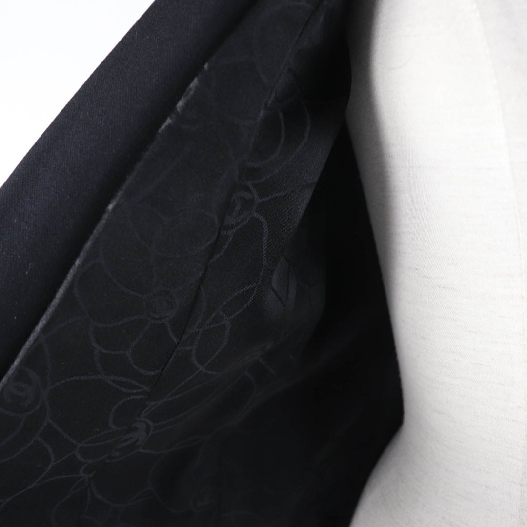 CHANEL Jacket 01P P17504V09938 Main: 100% wool, Lining: 100% silk black Women 36 Used Authentic