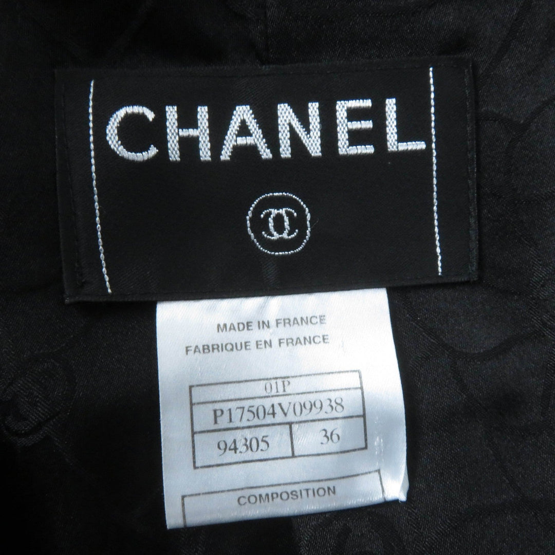 CHANEL Jacket 01P P17504V09938 Main: 100% wool, Lining: 100% silk black Women 36 Used Authentic