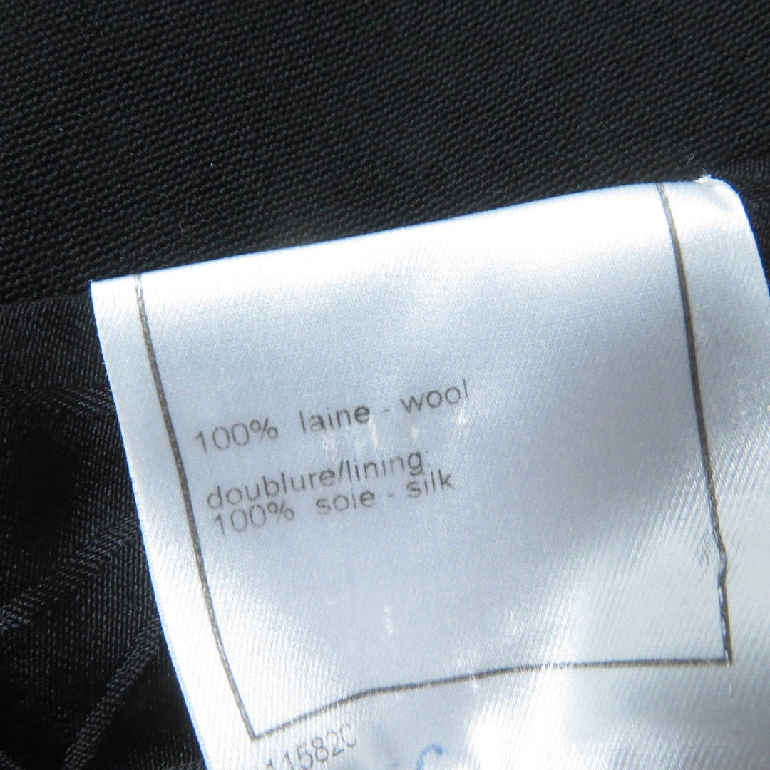 CHANEL Jacket 01P P17504V09938 Main: 100% wool, Lining: 100% silk black Women 36 Used Authentic