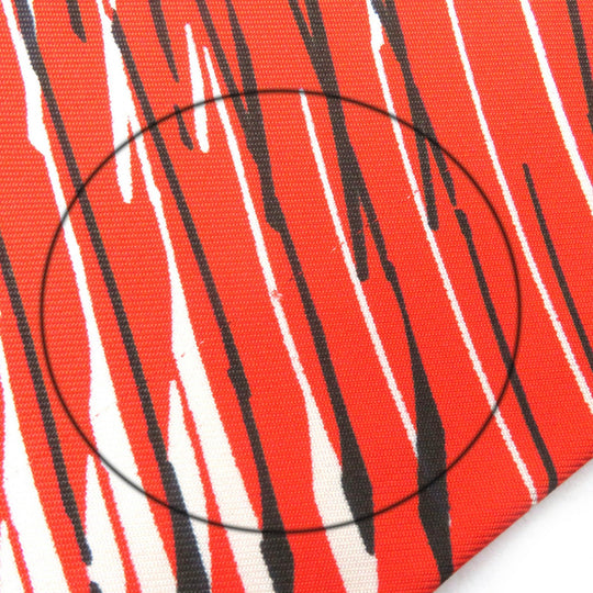 HERMES Other fashion goods Main: 100% silk Orange White Black Women Used Authentic