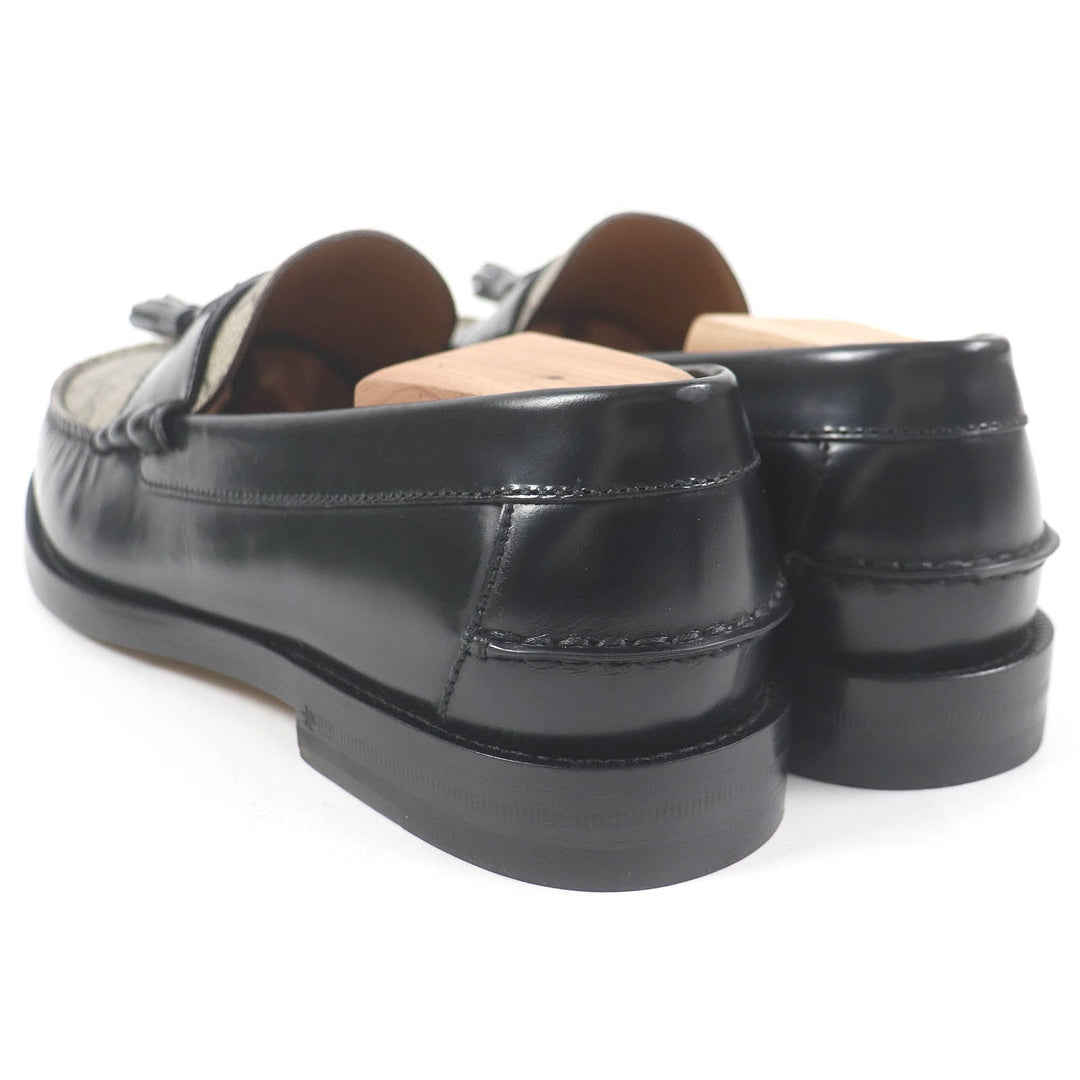 GUCCI loafers 673817 Main: GG canvas, Main: Leather Beige black mens 5.5 Used Authentic