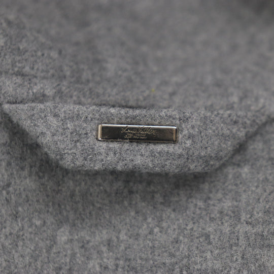 LOUIS VUITTON Blouson HOB52E Main: 99% wool, Main: 1% nylon gray Monogram mens 50 Used Authentic