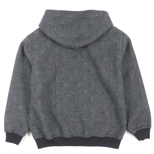 LOUIS VUITTON Blouson HOB52E Main: 99% wool, Main: 1% nylon gray Monogram mens 50 Used Authentic