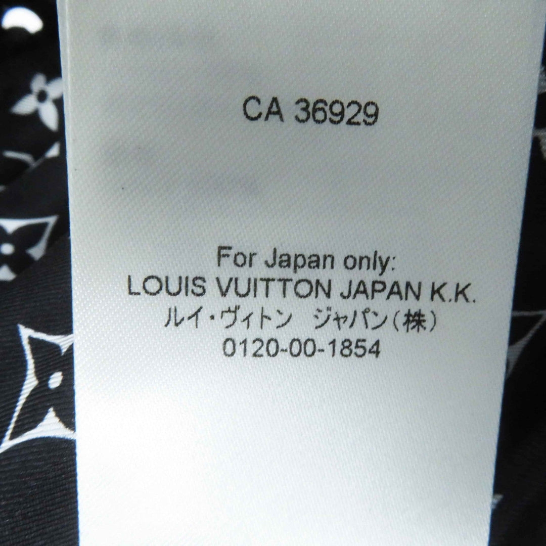 LOUIS VUITTON Jacket 1A9NED FMVB03 Outer: 66% nylon, Outer: 34% polyurethane, Lining: 100% silk, Part: 86% wool, Part: 13% nylon black EMBROIDERED HOODIE Women 34 Used Authentic