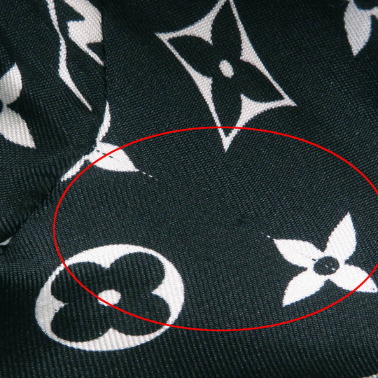 LOUIS VUITTON Jacket 1A9NED FMVB03 Outer: 66% nylon, Outer: 34% polyurethane, Lining: 100% silk, Part: 86% wool, Part: 13% nylon black EMBROIDERED HOODIE Women 34 Used Authentic