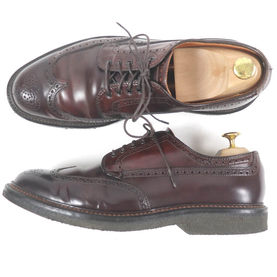 ALDEN Leather shoes 3192 Cordovan Bordeaux mens 9 Used Authentic
