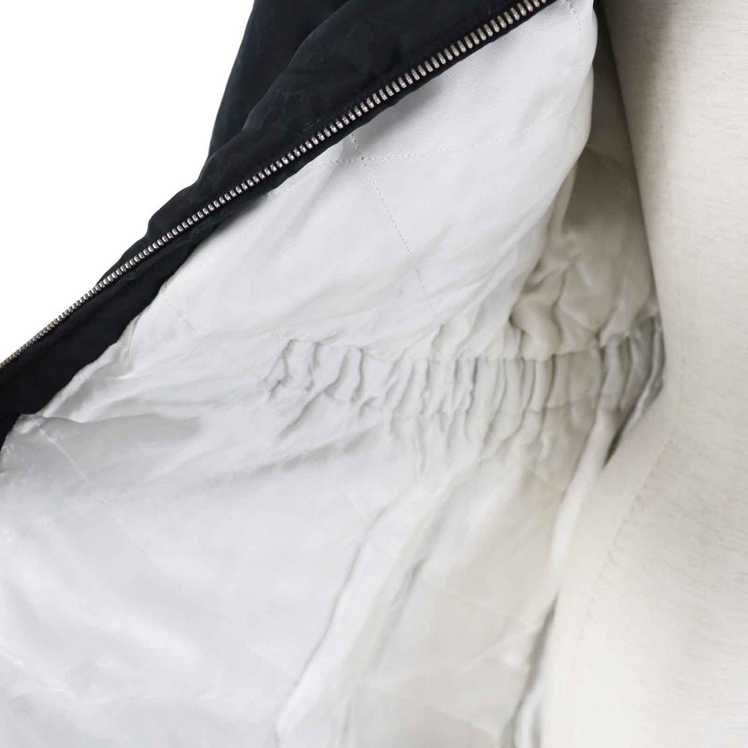 LOUIS VUITTON down coat FFCO018FLX Outer: 59% polyester, Outer: 41% silk, Lining: 50% rayon, Lining: 50% cupra, Filling: 90% down black Women 36 Used Authentic
