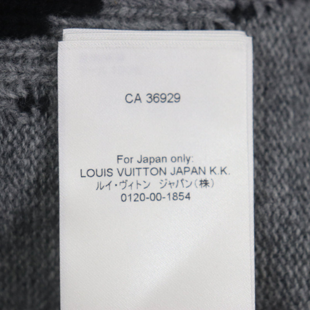 LOUIS VUITTON sweater HMN77W Main: 100% wool gray Amen Break mens S Used Authentic