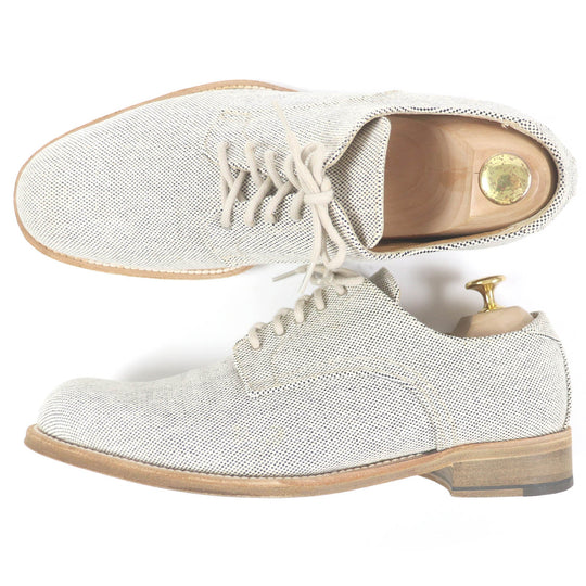 HERMES Leather shoes Main: Leather, Main: Canvas Beige type mens 41.5 Used Authentic