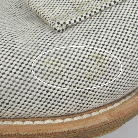 HERMES Leather shoes Main: Leather, Main: Canvas Beige type mens 41.5 Used Authentic