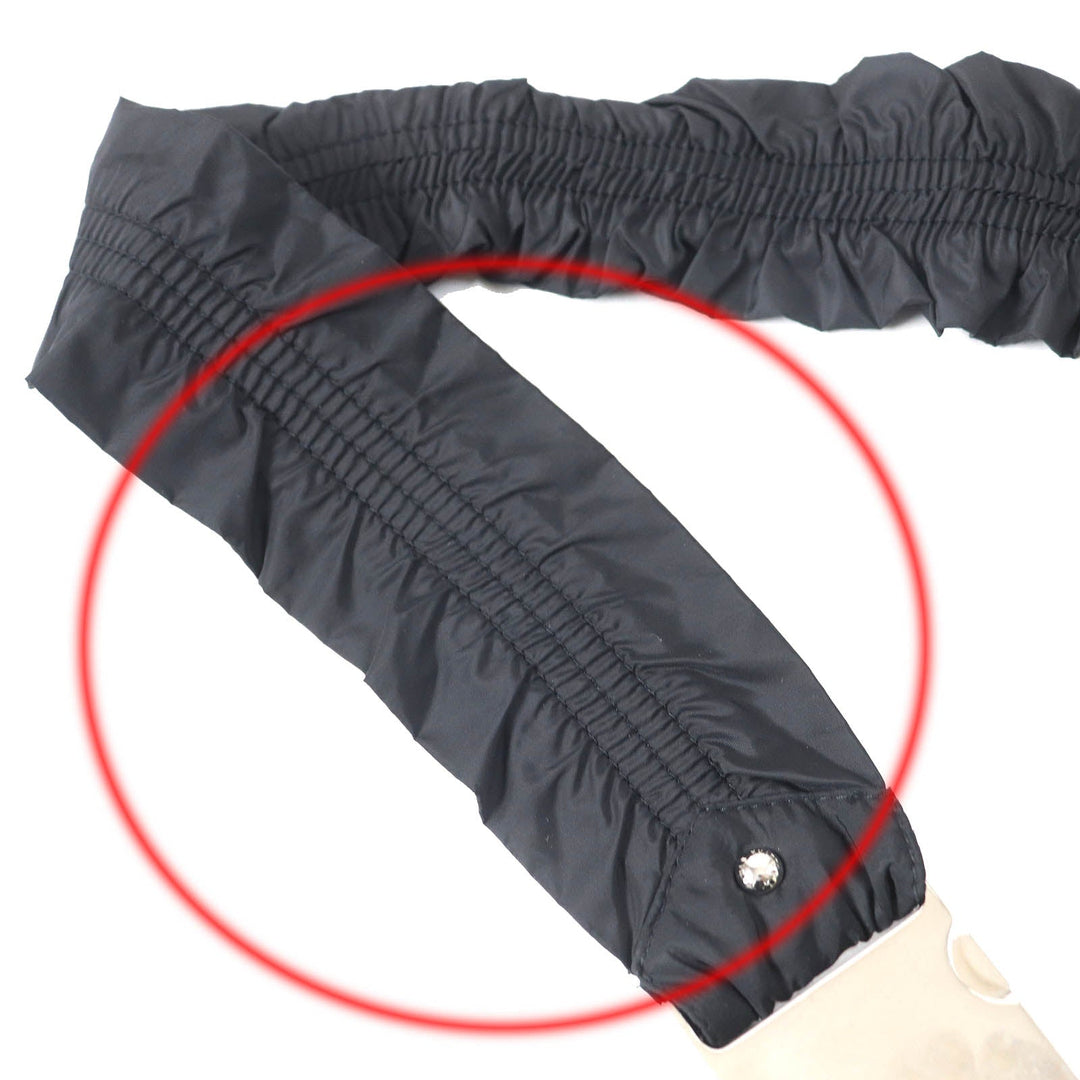LOUIS VUITTON Down jacket Outer: 99% nylon, Outer: 1% polyurethane, Lining: 100% silk black Women 36 Used Authentic