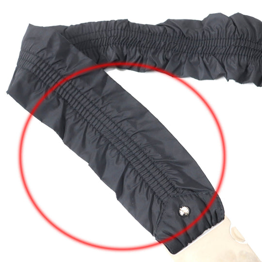 LOUIS VUITTON Down jacket Outer: 99% nylon, Outer: 1% polyurethane, Lining: 100% silk black Women 36 Used Authentic