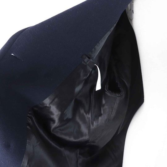 CELINE pea coat 2M780814E Outer: 100% wool, Lining: 70% cupra, Lining: 30% cotton, Lining: 100% cotton Dark navy Women 38 Used Authentic