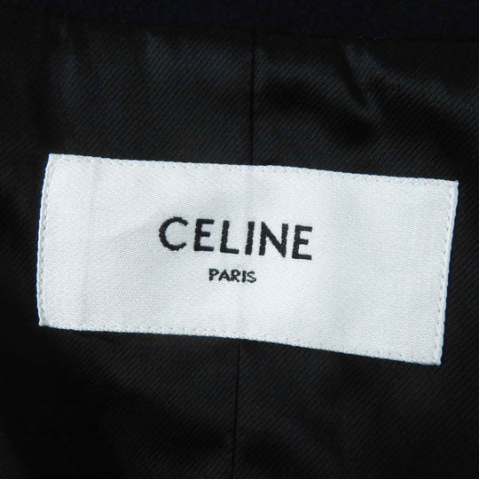 CELINE pea coat 2M780814E Outer: 100% wool, Lining: 70% cupra, Lining: 30% cotton, Lining: 100% cotton Dark navy Women 38 Used Authentic