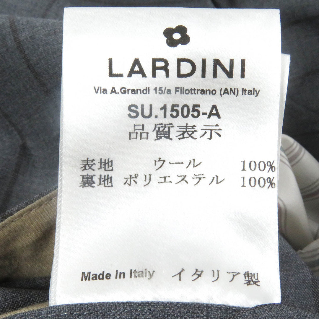 LARDINI suit Outer: 100% wool, Lining: 100% polyester gray mens 50 Used Authentic