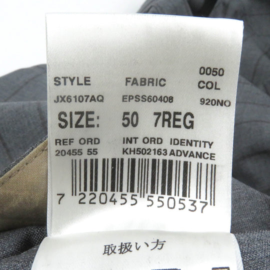 LARDINI suit Outer: 100% wool, Lining: 100% polyester gray mens 50 Used Authentic