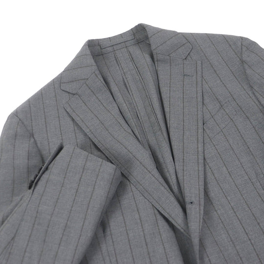 LARDINI suit Outer: 100% wool, Lining: 100% polyester gray mens 50 Used Authentic