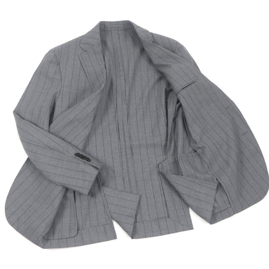 LARDINI suit Outer: 100% wool, Lining: 100% polyester gray mens 50 Used Authentic