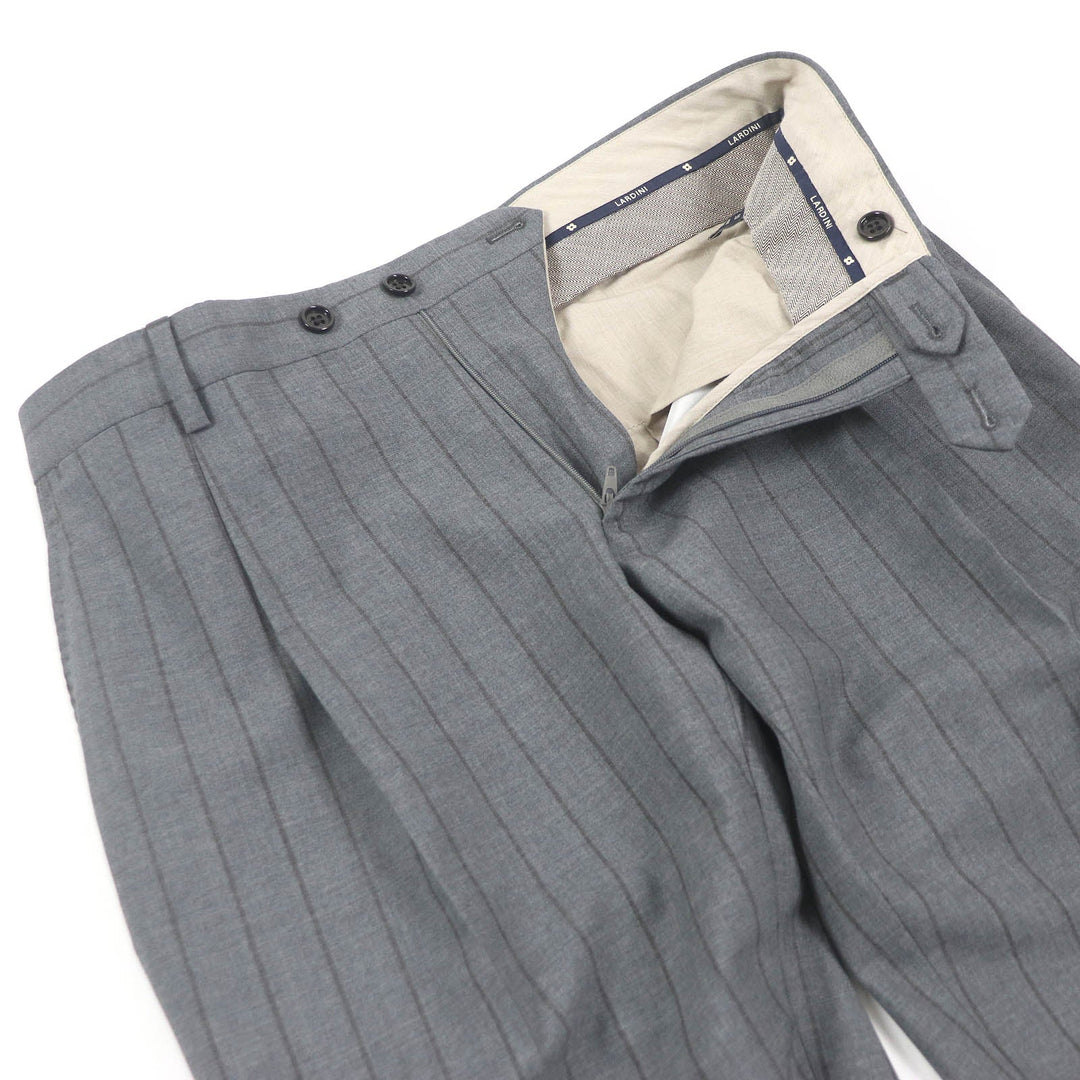 LARDINI suit Outer: 100% wool, Lining: 100% polyester gray mens 50 Used Authentic