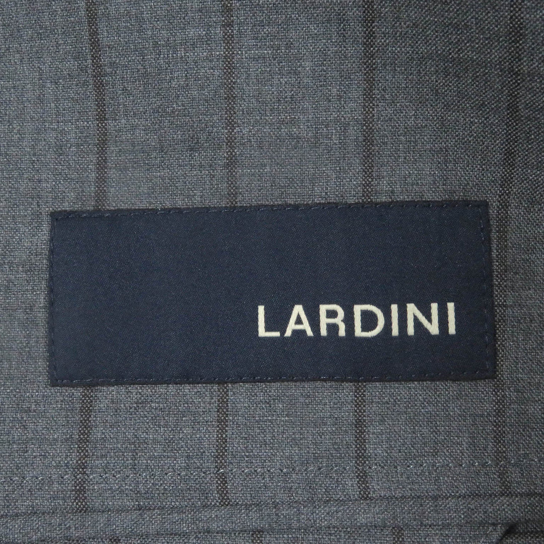 LARDINI suit Outer: 100% wool, Lining: 100% polyester gray mens 50 Used Authentic