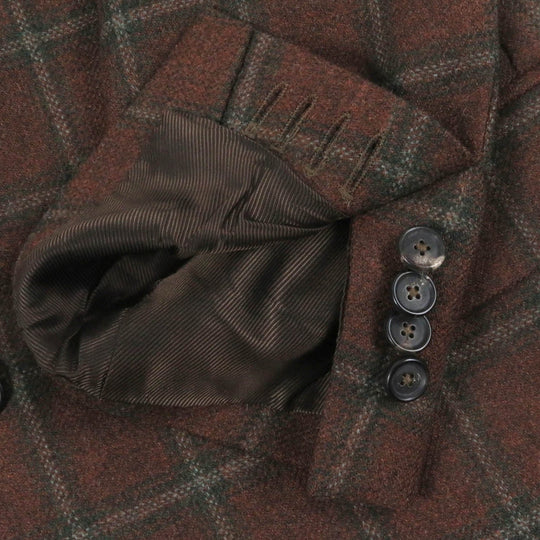De Petrillo tailored jacket Outer: 100% virgin wool, Lining: 100% cupra Brown mens 50 Used Authentic