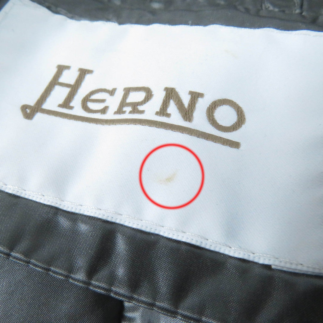 Herno down coat 0700369 Main: 100% polyester, Filling: 95% down, Filling: 5% feather Green type Bolla Women 46 Used Authentic