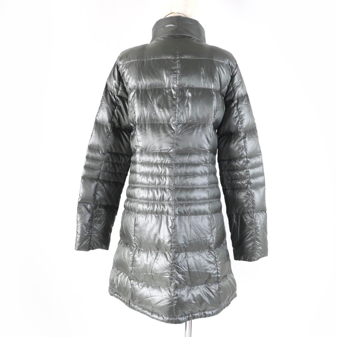 Herno down coat 0700369 Main: 100% polyester, Filling: 95% down, Filling: 5% feather Green type Bolla Women 46 Used Authentic