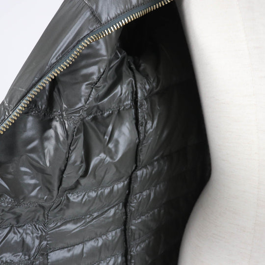 Herno down coat 0700369 Main: 100% polyester, Filling: 95% down, Filling: 5% feather Green type Bolla Women 46 Used Authentic