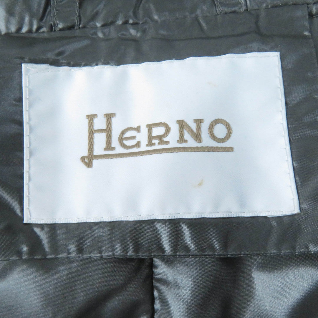 Herno down coat 0700369 Main: 100% polyester, Filling: 95% down, Filling: 5% feather Green type Bolla Women 46 Used Authentic
