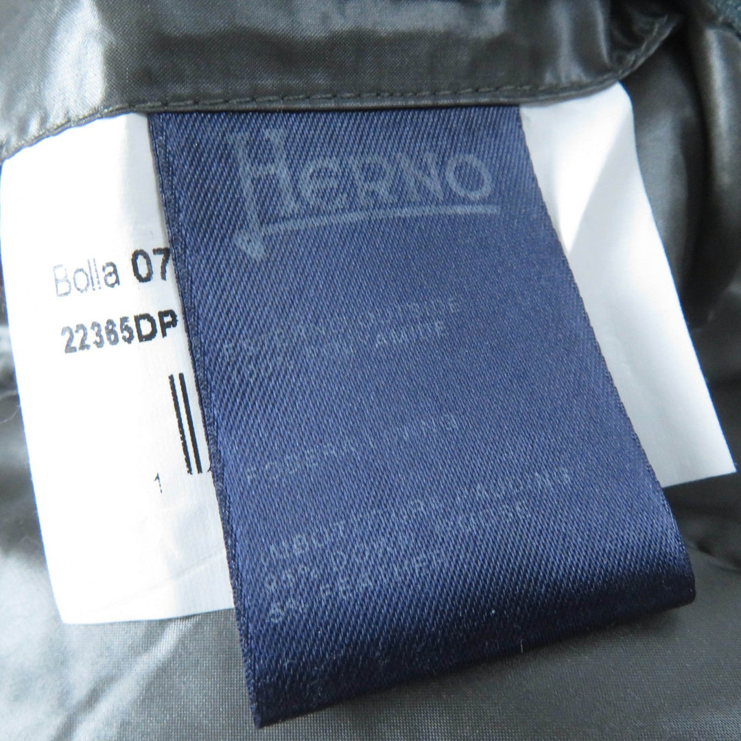 Herno down coat 0700369 Main: 100% polyester, Filling: 95% down, Filling: 5% feather Green type Bolla Women 46 Used Authentic