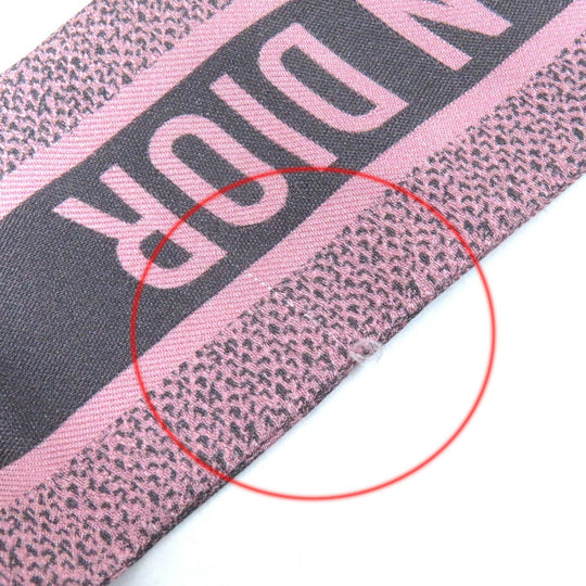 Christian Dior Sun visor Main: 85% cotton, Main: 15% polypropylene, Part: 92% paper, Part: 8% polyester, Part: 100% silk Pink Gray Natural Dioriviera D-Ocean D-Ocean Mitzah Women Used Authentic