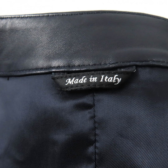 Maison Margiela Riders jacket S51AM0181 Outer: 100% sheepskin, Lining: 100% rayon Dark navy Women 42 Used Authentic