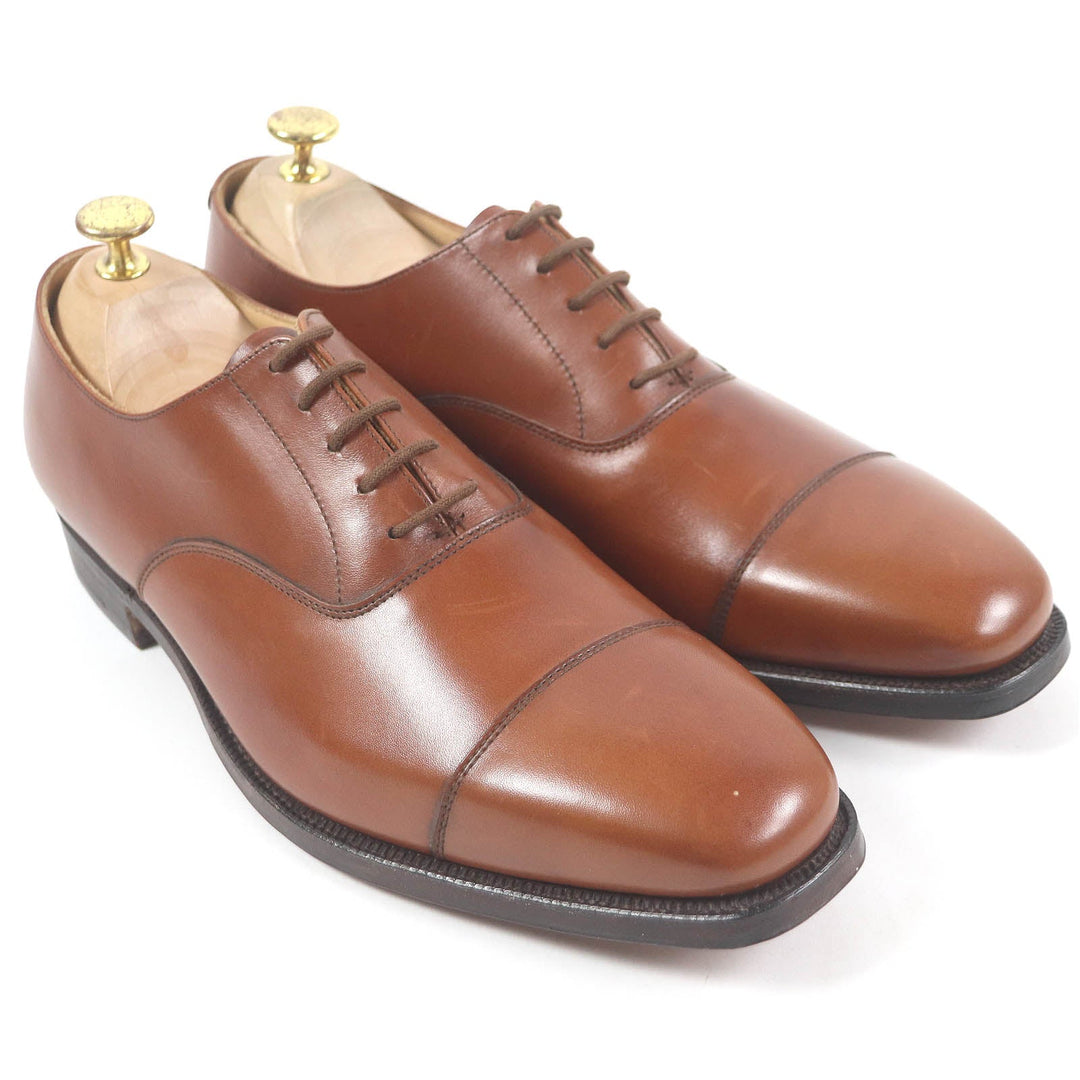 CROCKETT&JONES Leather shoes Main: Leather Brown DORSET mens 9 Used Authentic