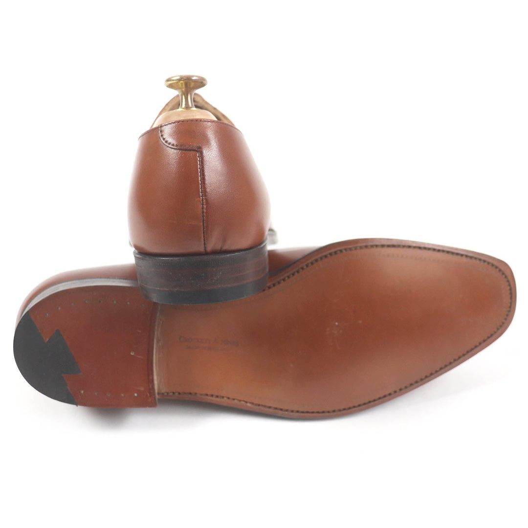 CROCKETT&JONES Leather shoes Main: Leather Brown DORSET mens 9 Used Authentic