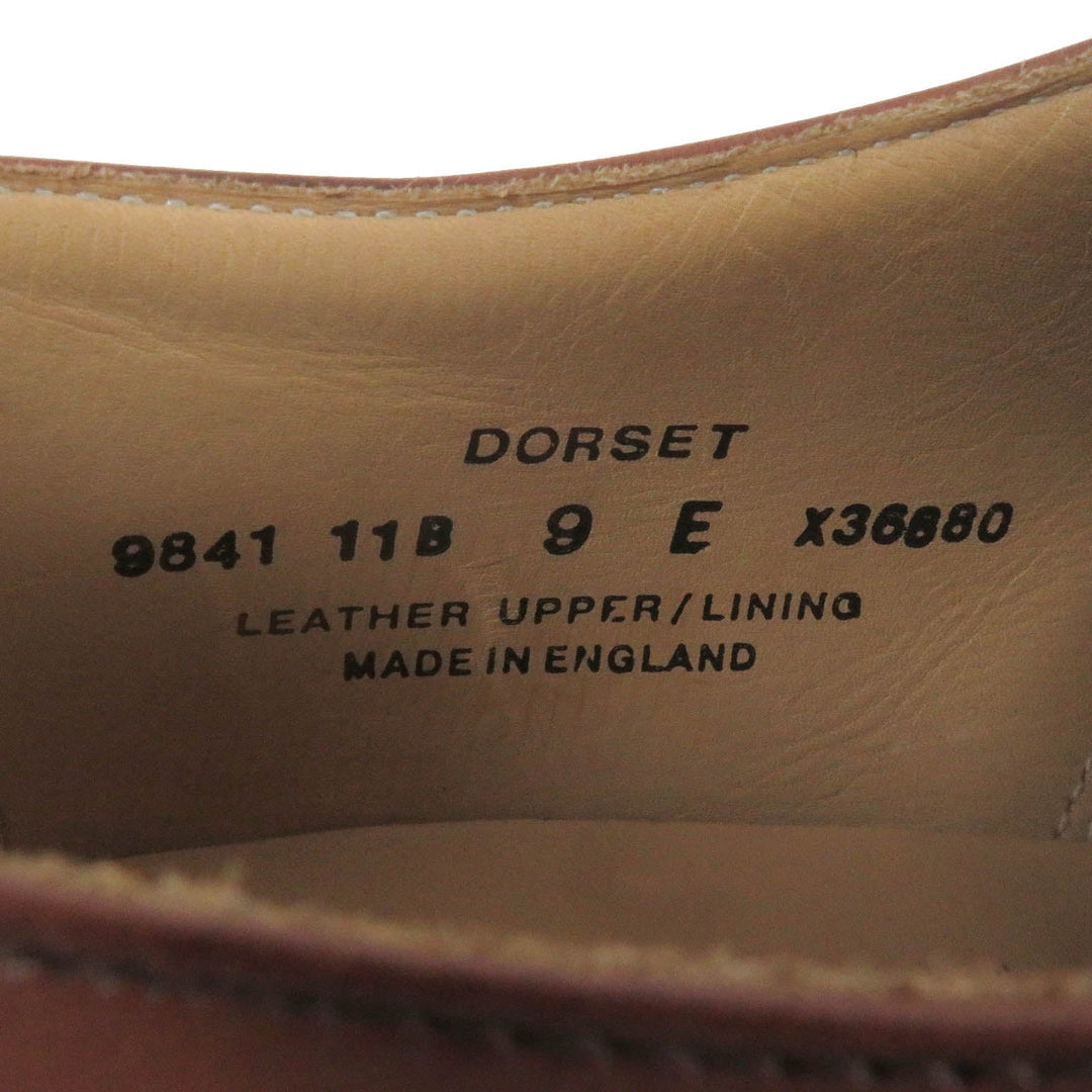 CROCKETT&JONES Leather shoes Main: Leather Brown DORSET mens 9 Used Authentic